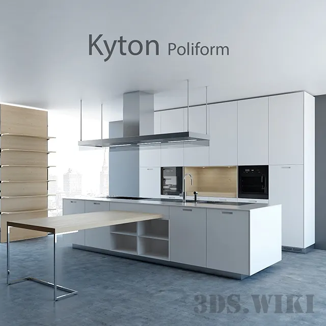 kitchen – Poliform Kyton Kitchen 3ds Max