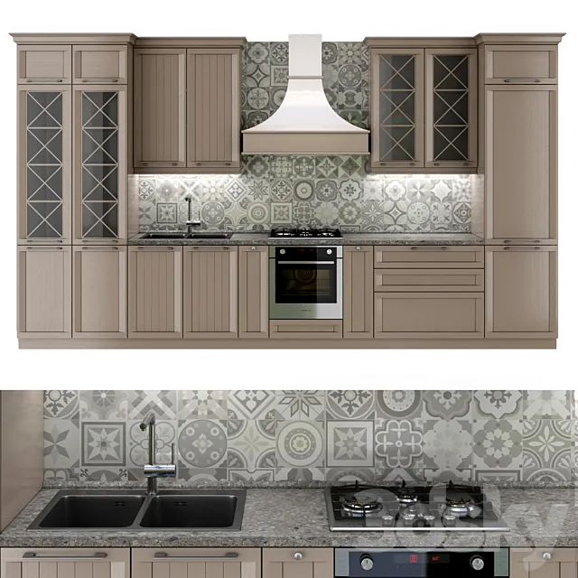 Kitchen portofino 3ds Max