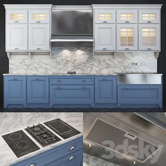 Kitchen Prestige BOSTON 3ds Max
