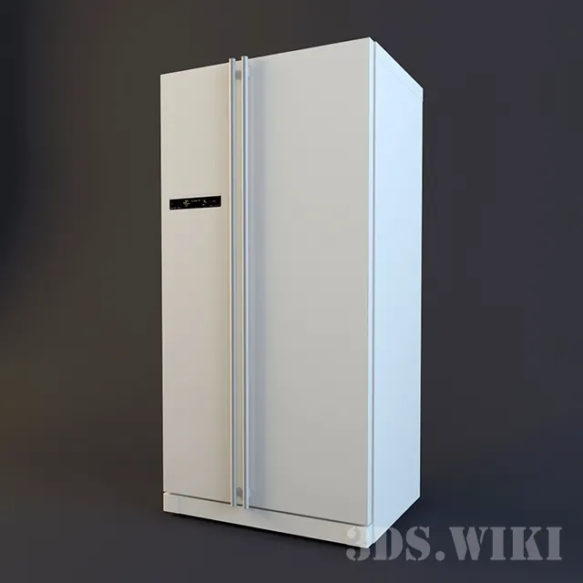 kitchen – Refrigerator Samsung RSA1STWP 3ds Max