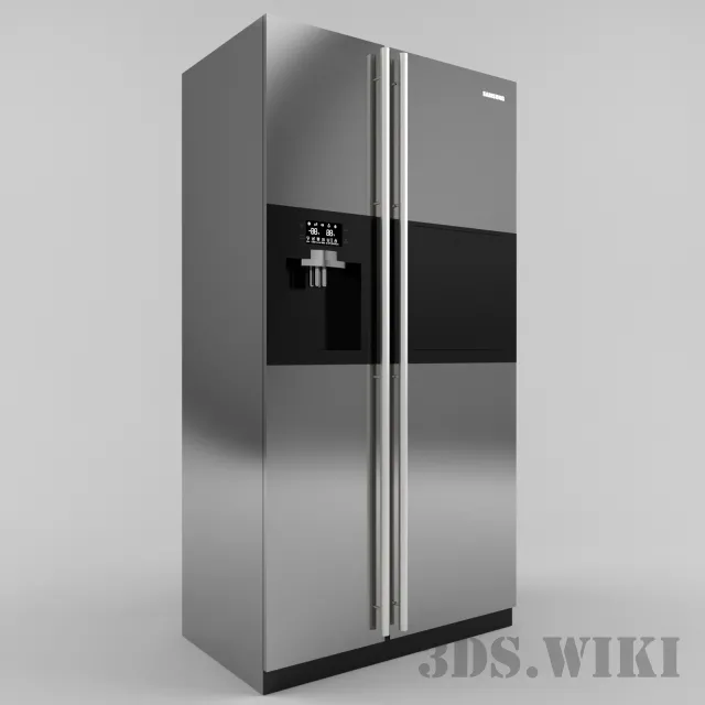kitchen – Refrigerator Samsung RSH5ZLMR 3ds Max