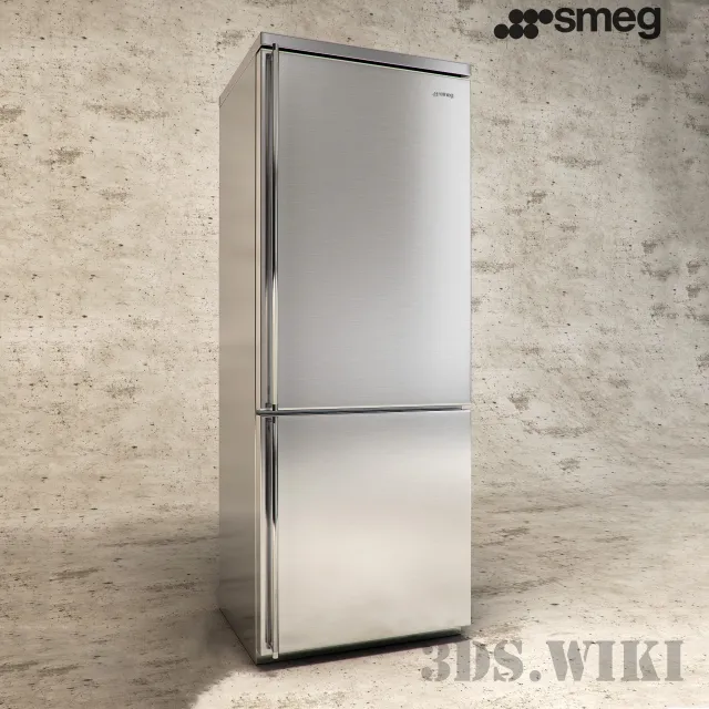 kitchen – Refrigerator Smeg FA390X2 3ds Max