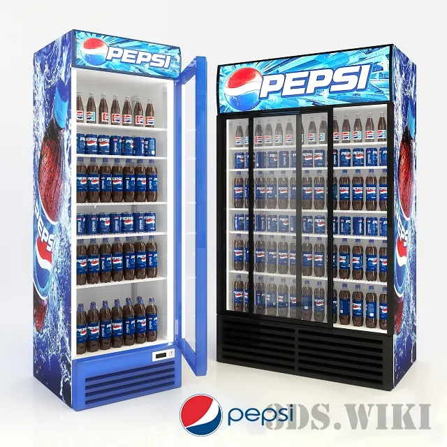 kitchen – Refrigerators Pepsi 3ds Max