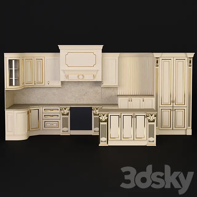 Kitchen. Sameba 3ds Max