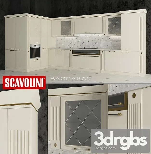 Kitchen Scavolini Baccarat 2 3dsmax Download