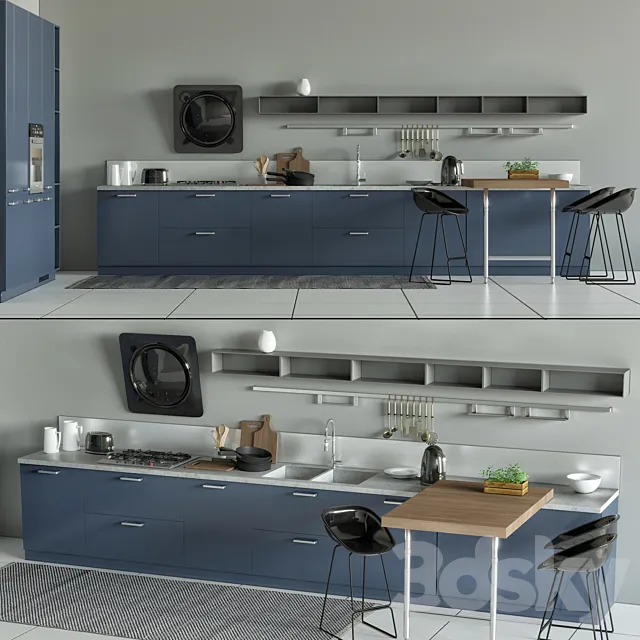 Kitchen Scavolini Mood 3ds Max