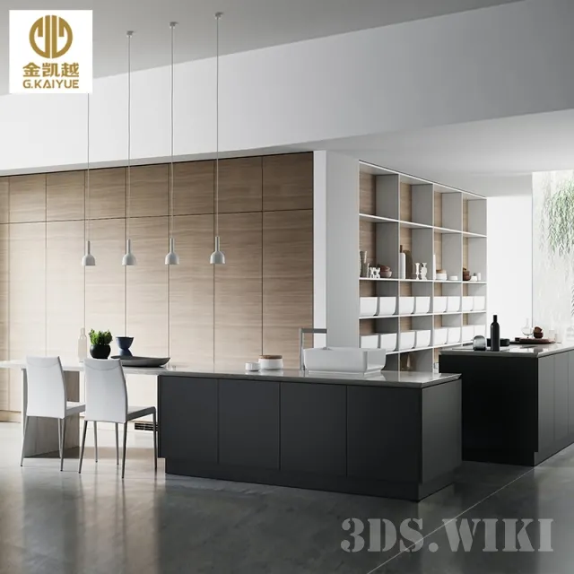 kitchen – Scavolini Qi Kitchen 3ds Max