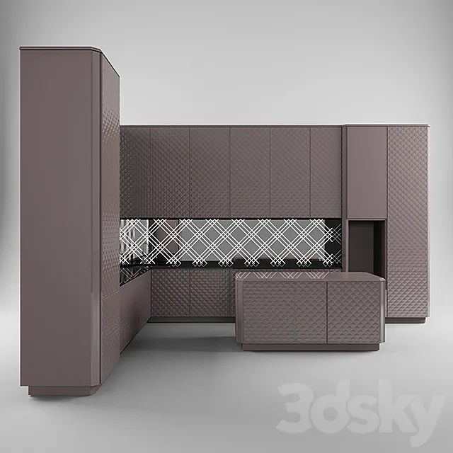 kitchen SCIC Sartoria 3DS Max Model