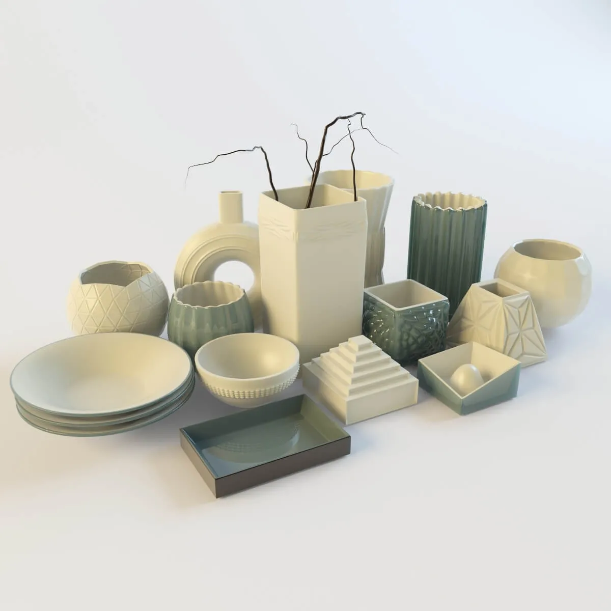 kitchen – Serveware 3 3ds Max