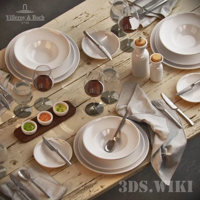 kitchen – SERVICE TABLE 3ds Max