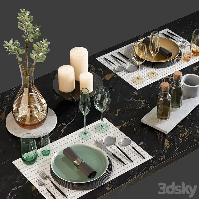 Kitchen Serving Table 1 3dsMax Model