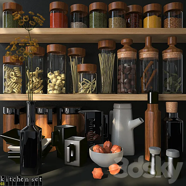 Kitchen Set – 03 3DSMax File