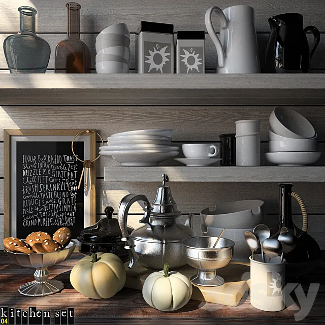 Kitchen Set – 04 3DSMax File