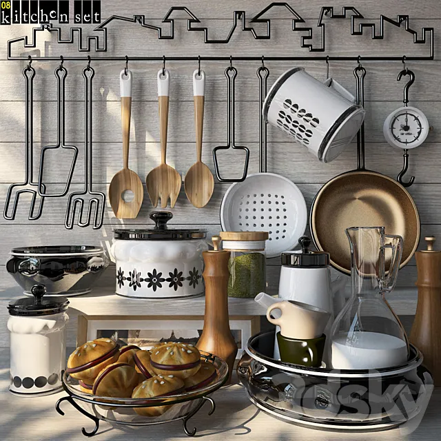 Kitchen Set – 08 3DSMax File
