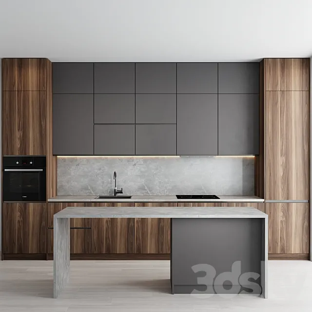 Kitchen set 1 3ds Max