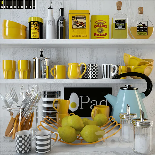 Kitchen Set 12 3DSMax File