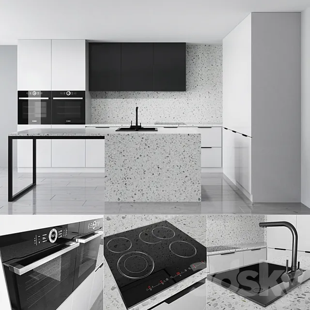 Kitchen set 2 3ds Max