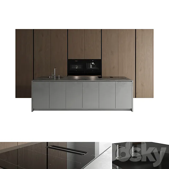 Kitchen set 26 3ds Max