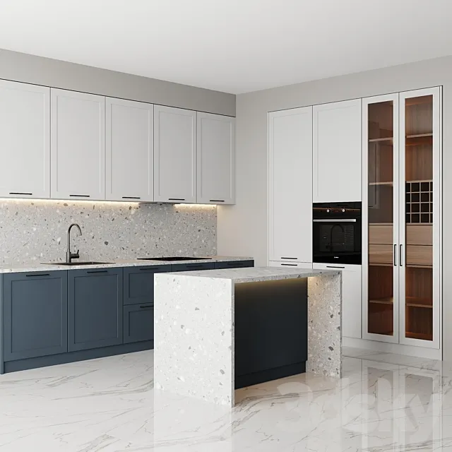 Kitchen set 3 3ds Max