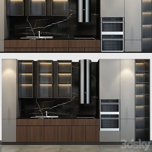 Kitchen set 58 3dsMax Model