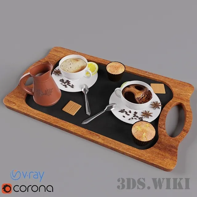 kitchen – Set “Coffeeman” 3ds Max