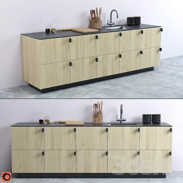 Kitchen set for BIG Reform 3ds Max