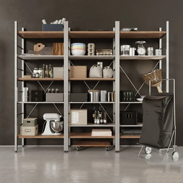 kitchen – Set of kitchen decor 3 3ds Max