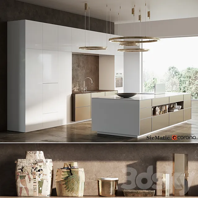 Kitchen SieMatic \ Pure Collection 1 3DSMax File