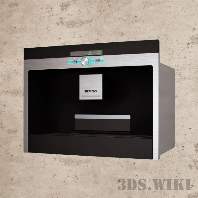 kitchen – Siemens coffee machine TK 76K573 3ds Max