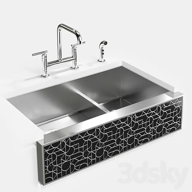 Kitchen Sink KOHLER Tailor 3ds Max