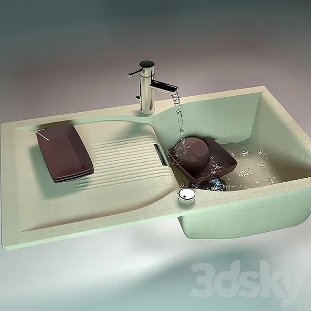 Kitchen sink SCHOCK 3DSMax File