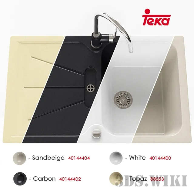 kitchen – Sink Teka Cara 45B TG 3ds Max