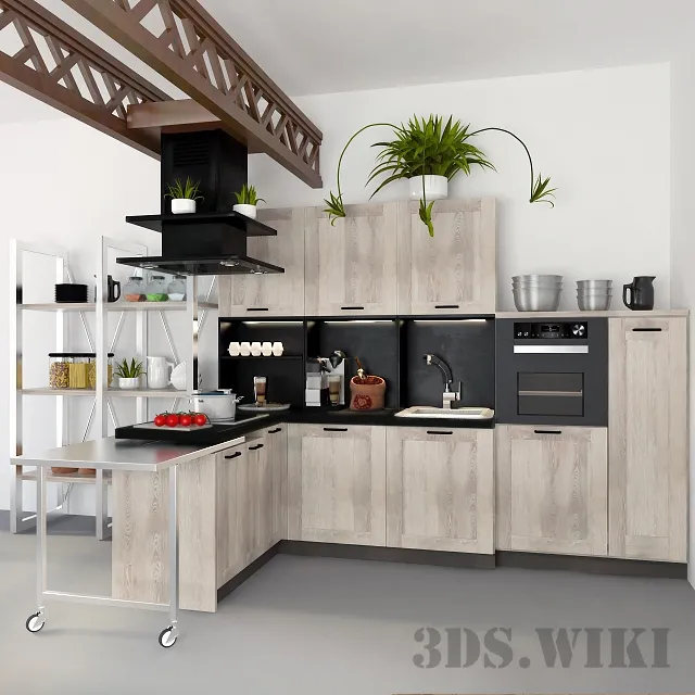kitchen – Stosa City Kitchen 3ds Max