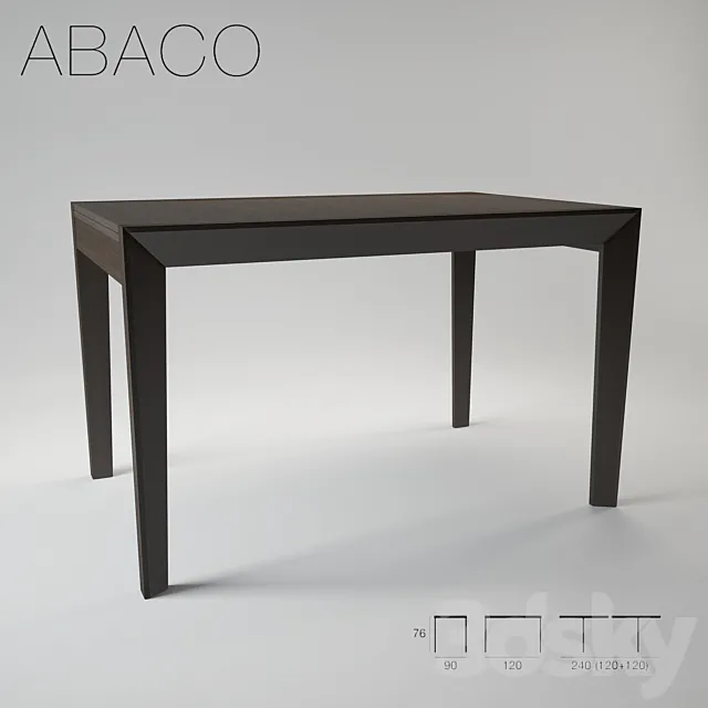 Kitchen tables ABACO 3DSMax File