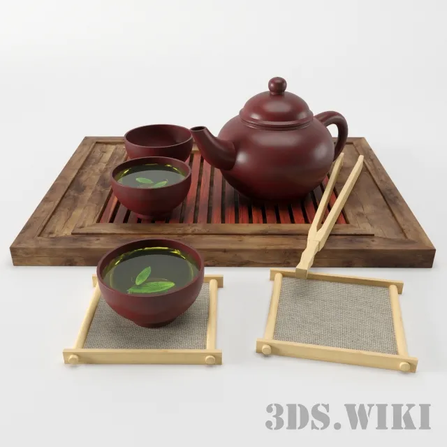 kitchen – Tea ceremony 3ds Max