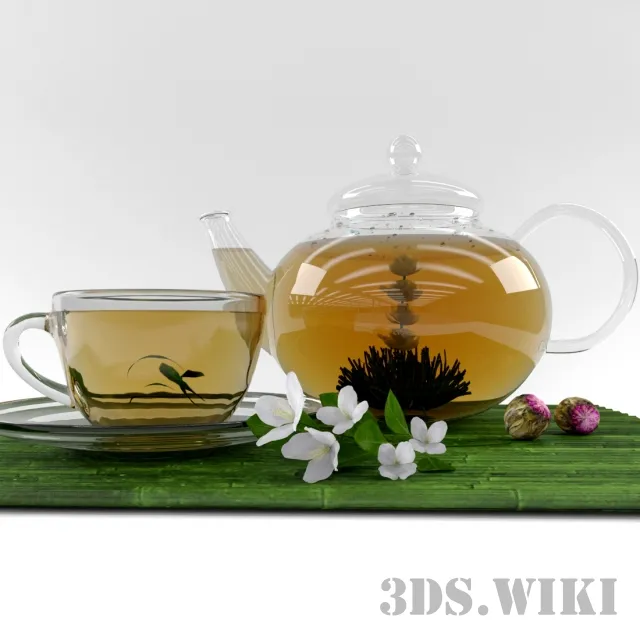 kitchen – Tea set 3ds Max