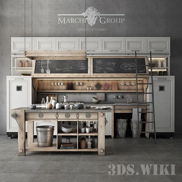 kitchen – Timeless Nolita Kitchen by Marchi Group 3ds Max