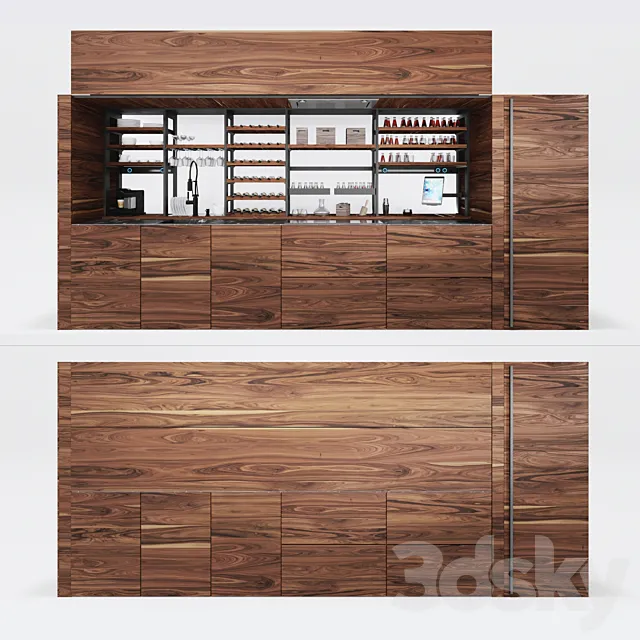 Kitchen VALCUCINE LOGICA CELATA 3DSMax File