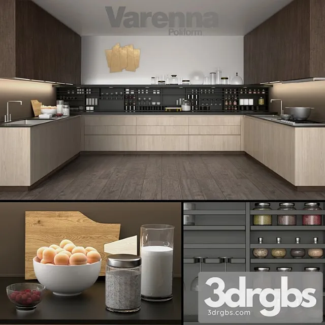Kitchen Varena Poliform 3dsmax Download