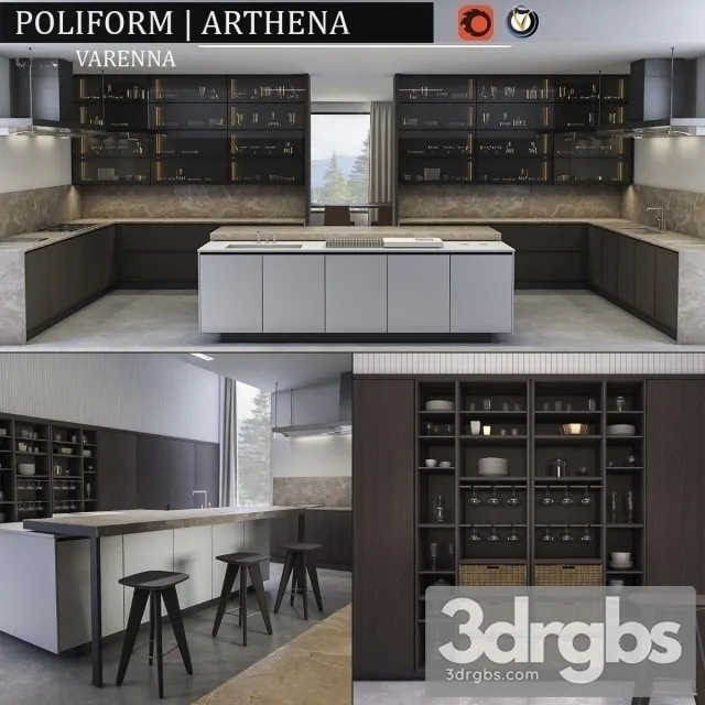 Kitchen Varenna Arthena 3dsmax Download