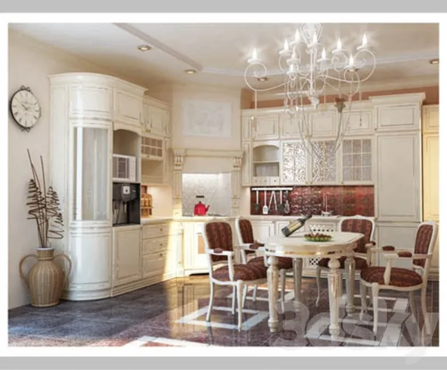 Kitchen Verona 3dsMax Model