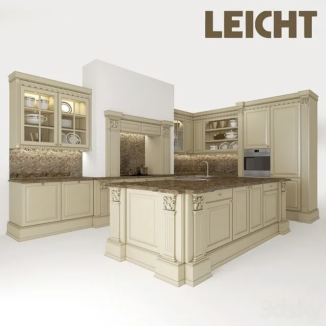 Kitchen Versailles 3dsMax Model