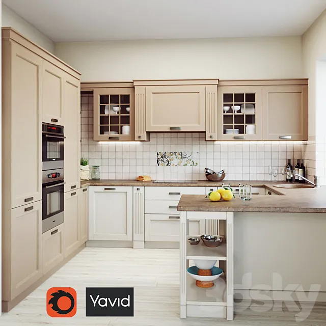 Kitchen Yavid Verona 3ds Max