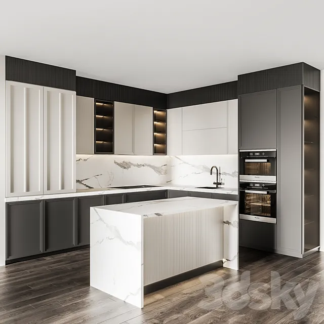 Kitchen019 3ds Max