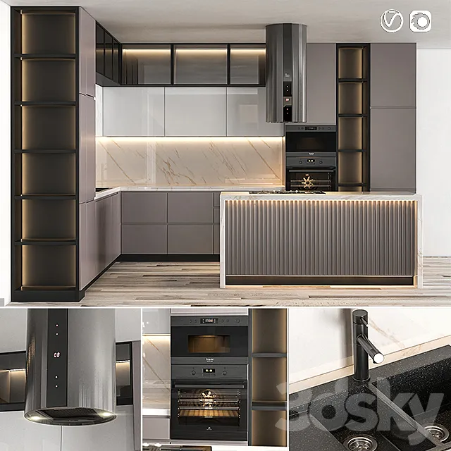 Kitchen02_ASY 3ds Max