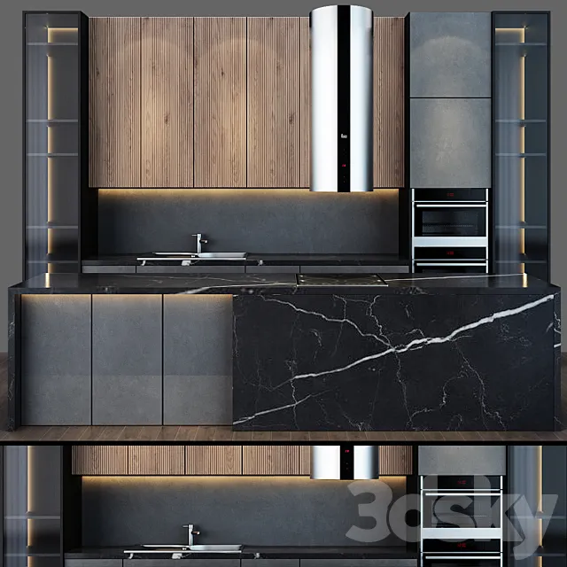 Kitchen_036 3ds Max