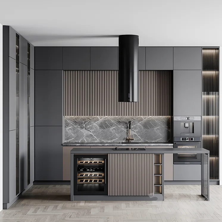 kitchen_modern160 3DS Max