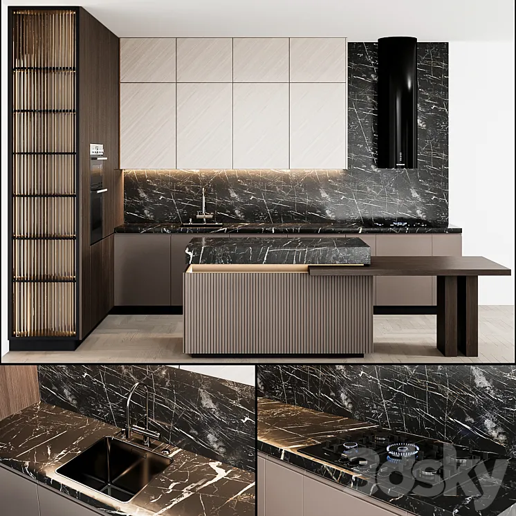 kitchen_modern65 3DS Max