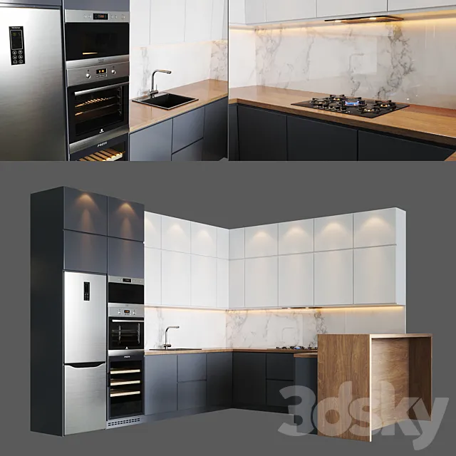 Kitchen_v20 3DS Max Model