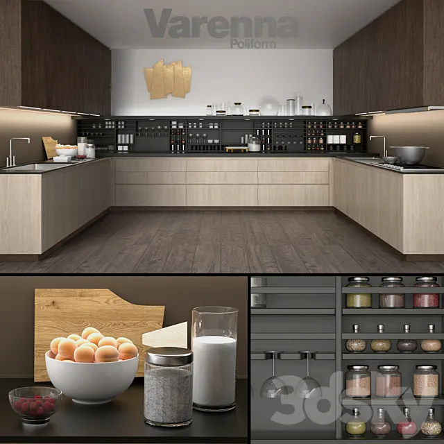 Kitchen_Varena_Poliform 3DSMax File